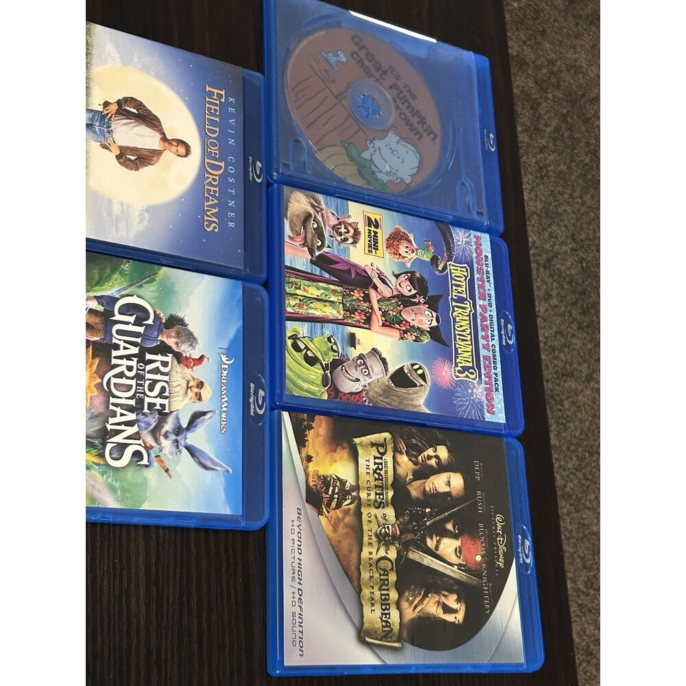 Kids Family Blu Ray Movie Lot 5 Great Pumpkin Hotel Transylvania Disney Family - Picture 5 of 8